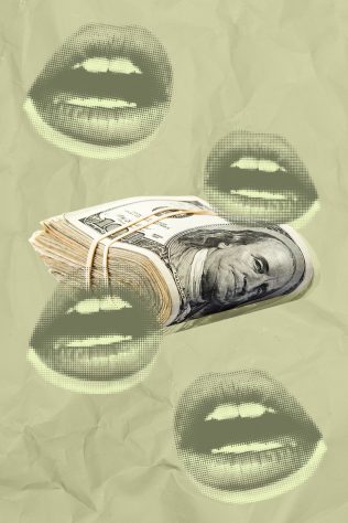 talking mouths with money